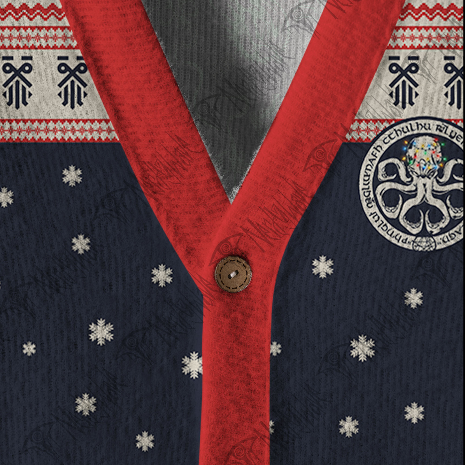 Cthulhu Cardigan Sweater