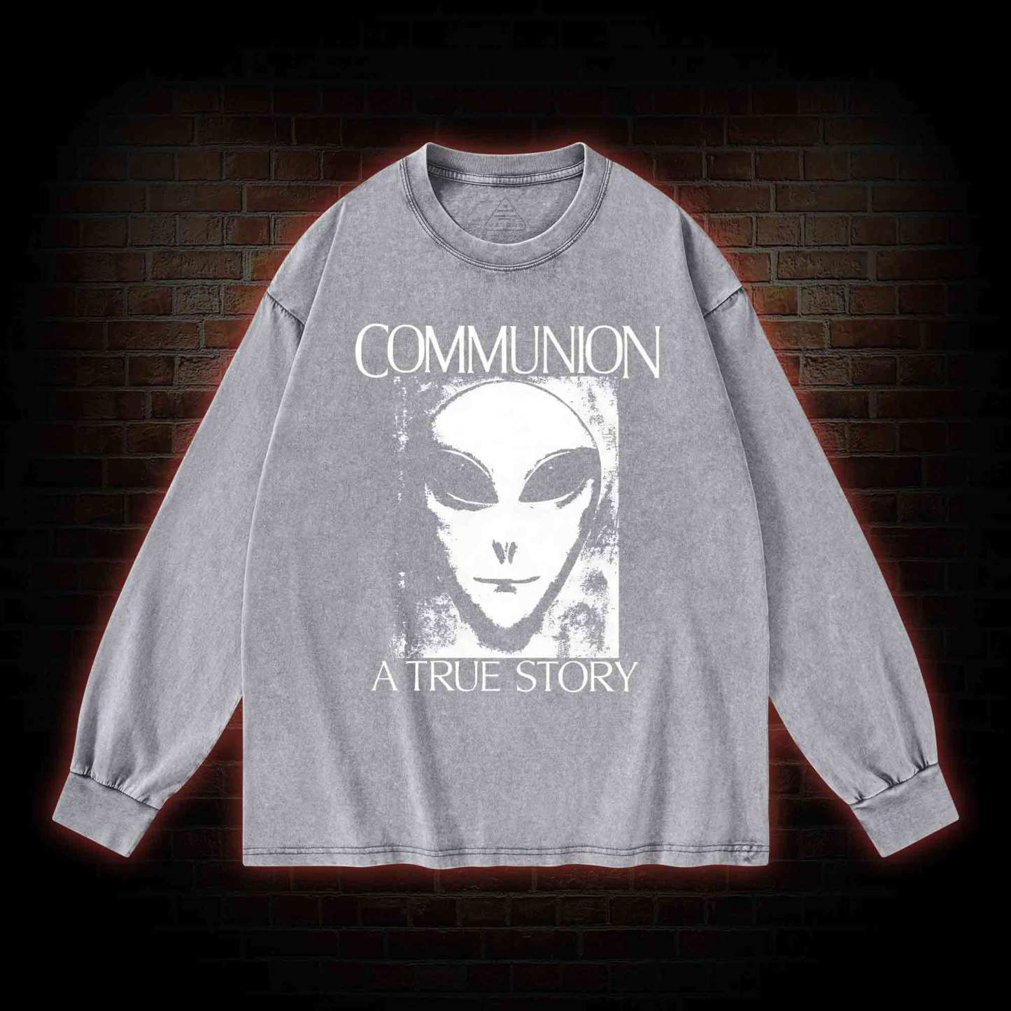 Communion a True Story Washed Long-Sleeve T-shirt