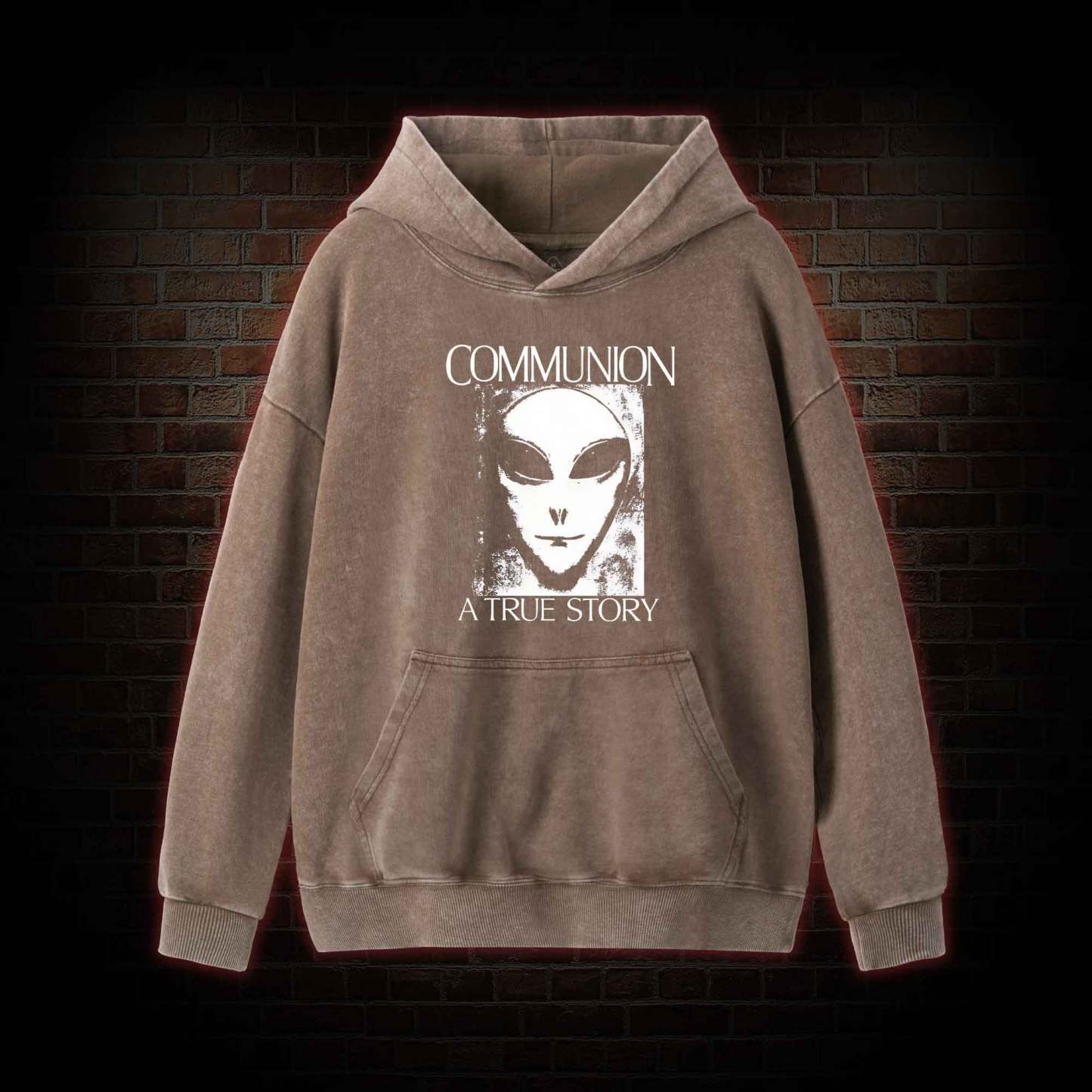 Communion a True Story Washed Hoodie