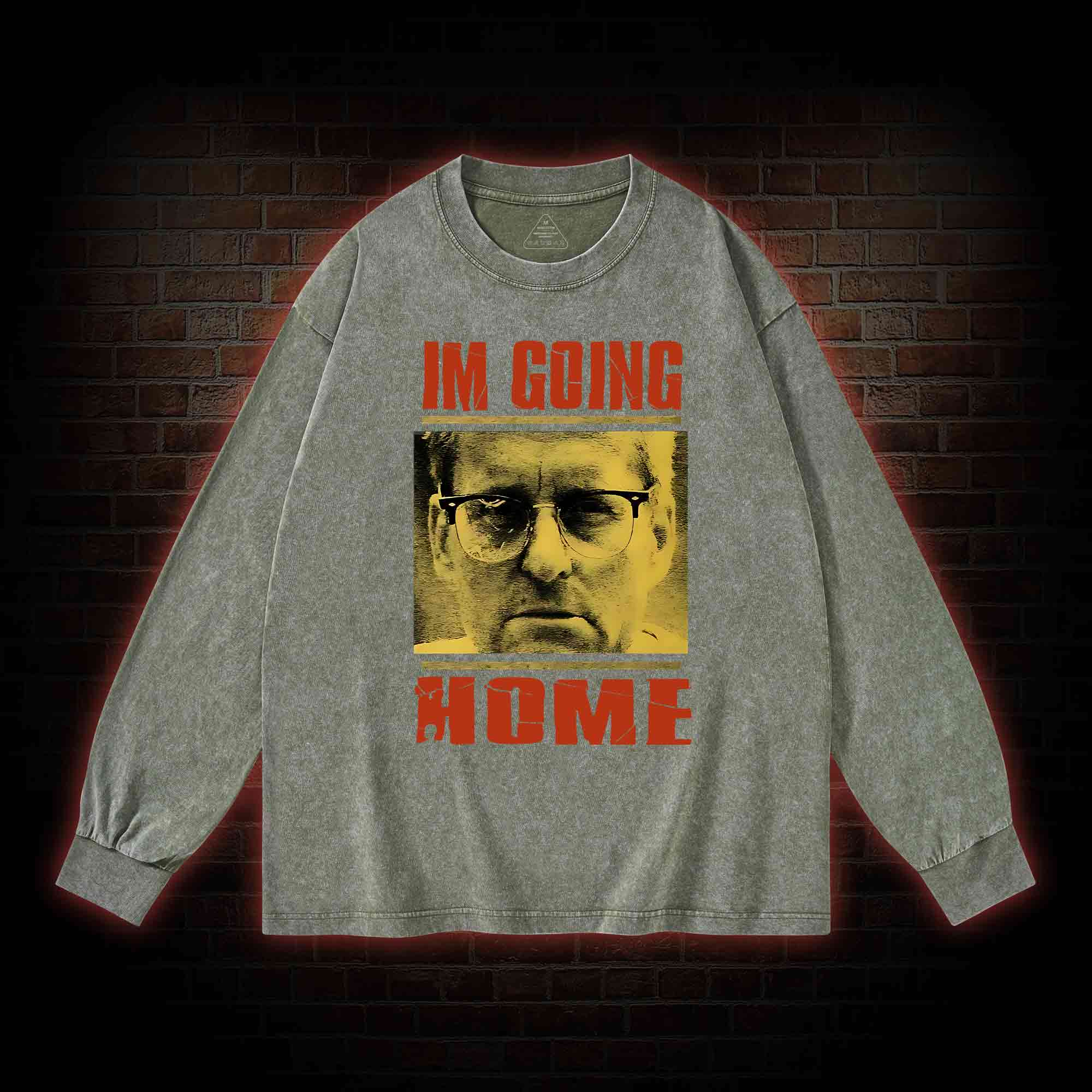 I'm Going Home Washed Long-Sleeve T-shirt