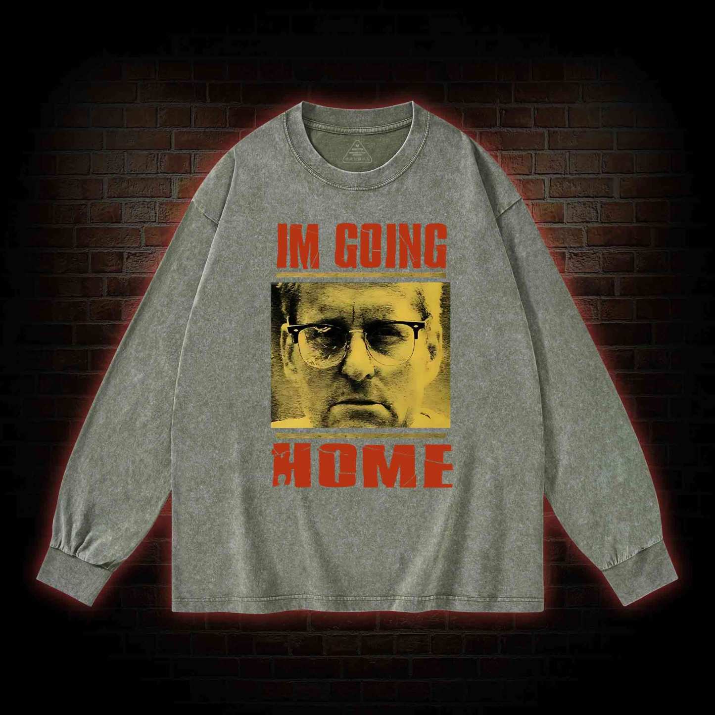 I'm Going Home Washed Long-Sleeve T-shirt