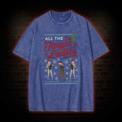 All The Jungle Ladies Washed T-shirt