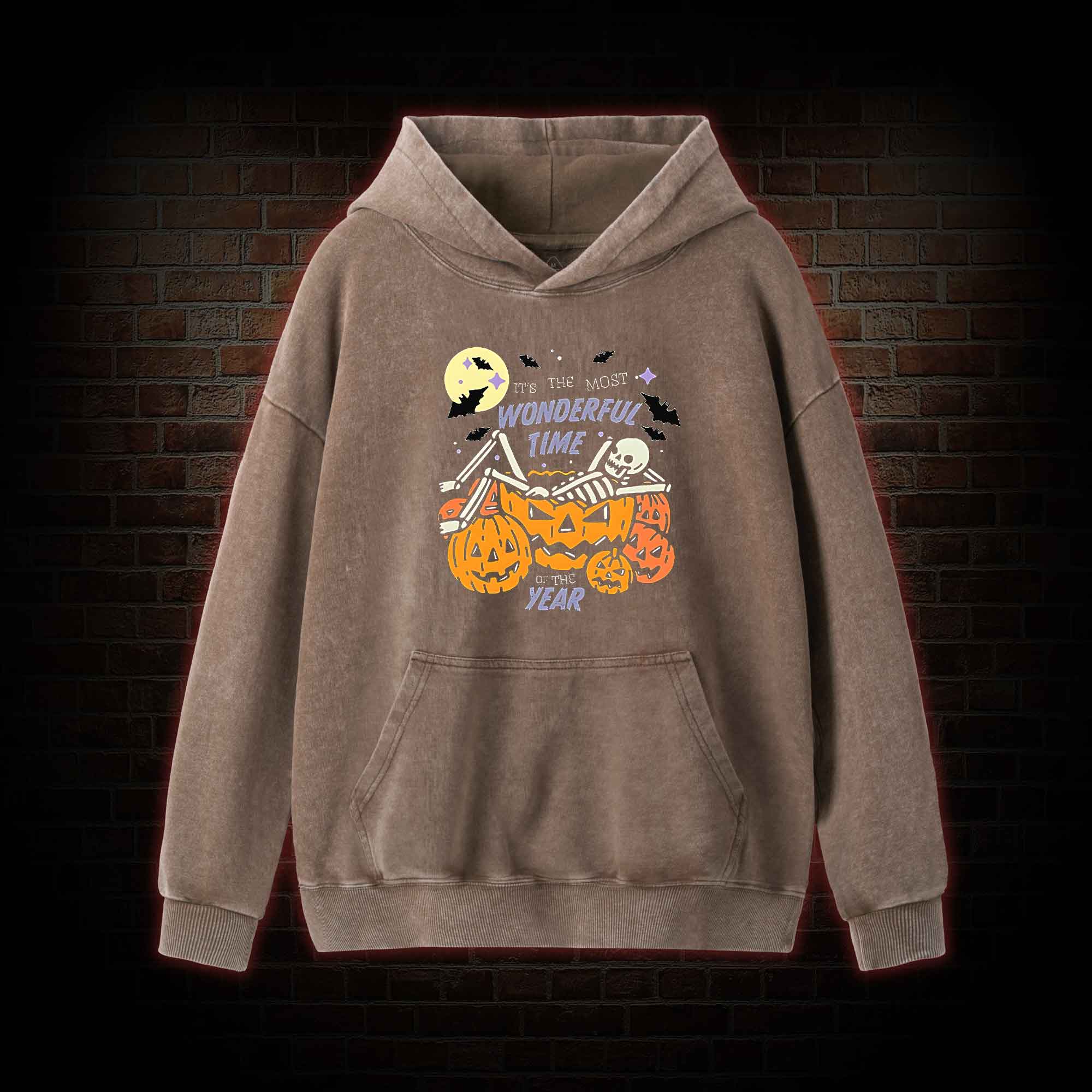 Most Wonderful Time Washed Hoodie