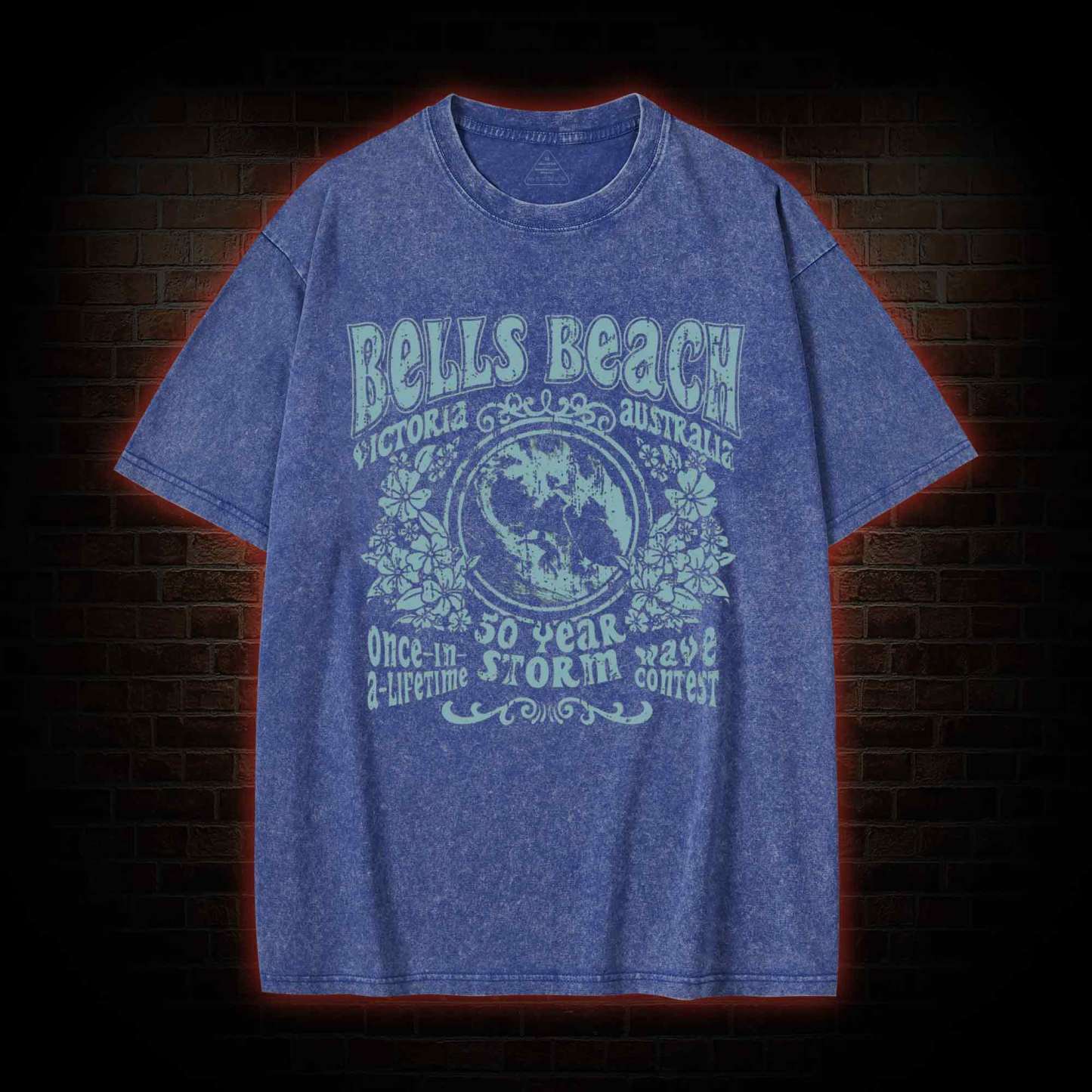 Bells Beach Australia Washed T-shirt