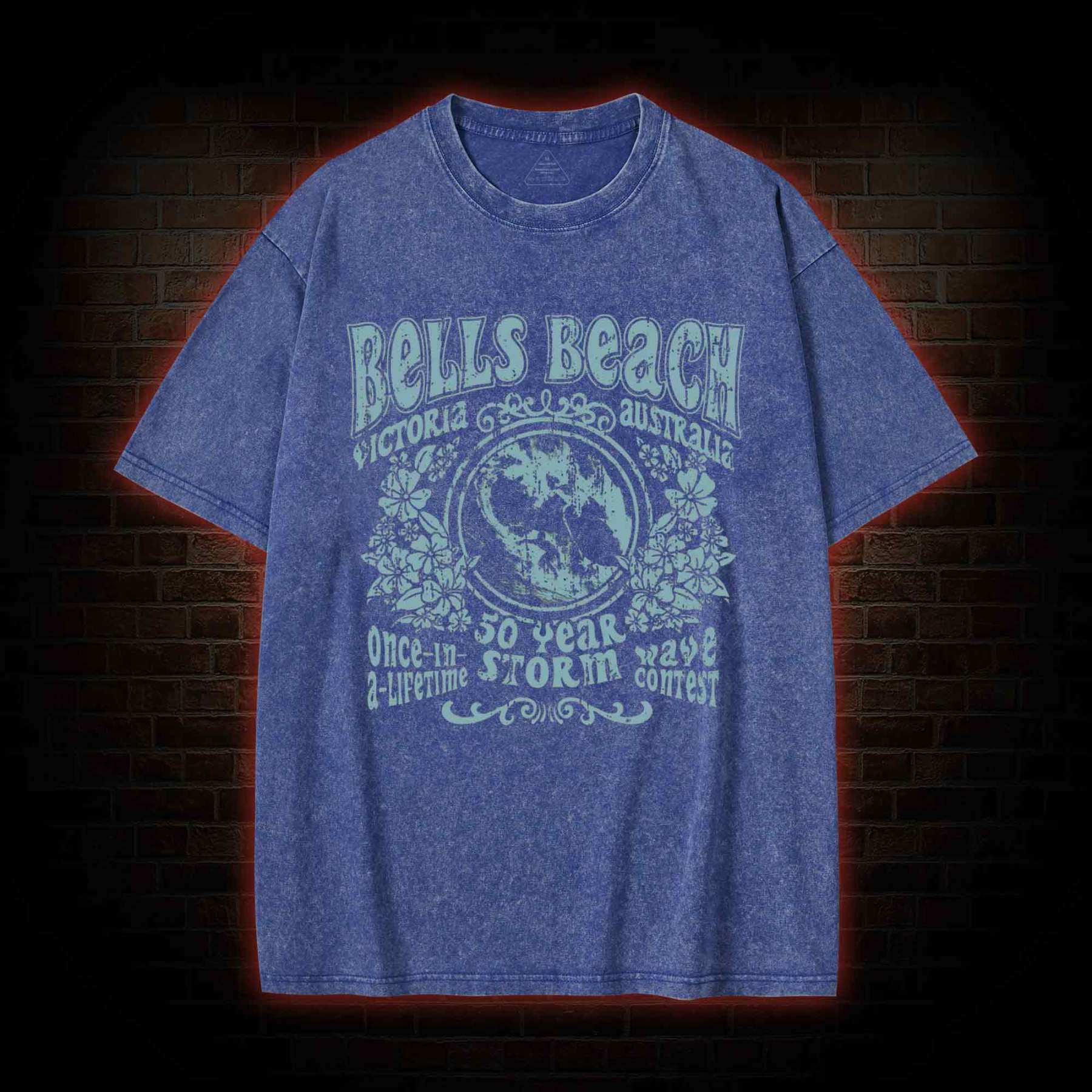 Bells Beach Australia Washed T-shirt