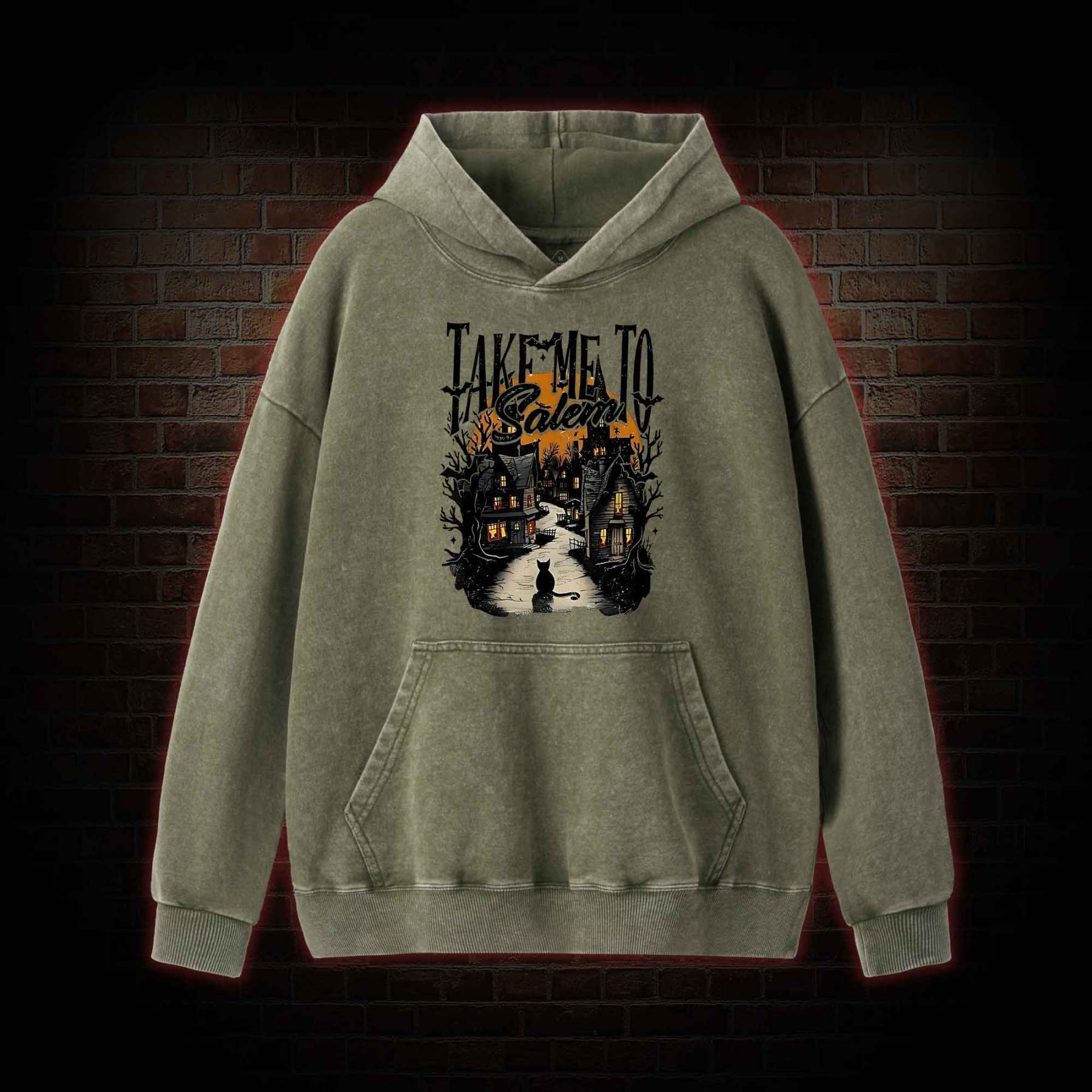 Take Me To Salem Washed Hoodie