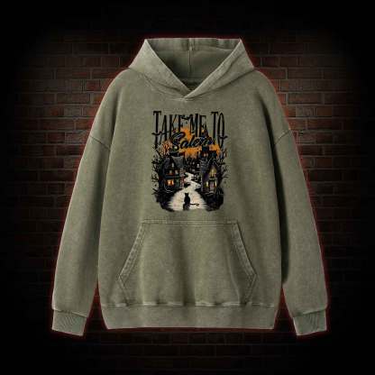 Take Me To Salem Washed Hoodie