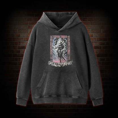 Dragon Skull Washed Hoodie