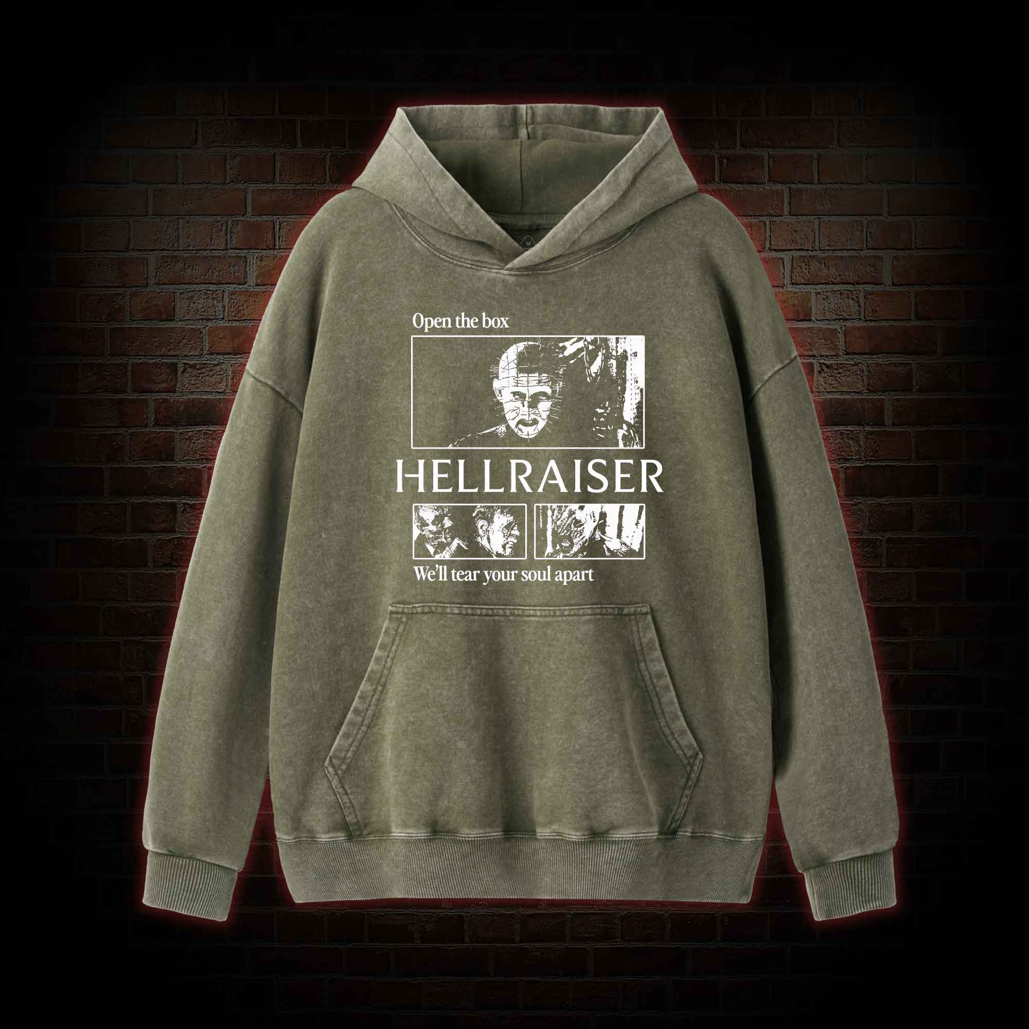 We'll Tear Your Soul Apart Washed Hoodie