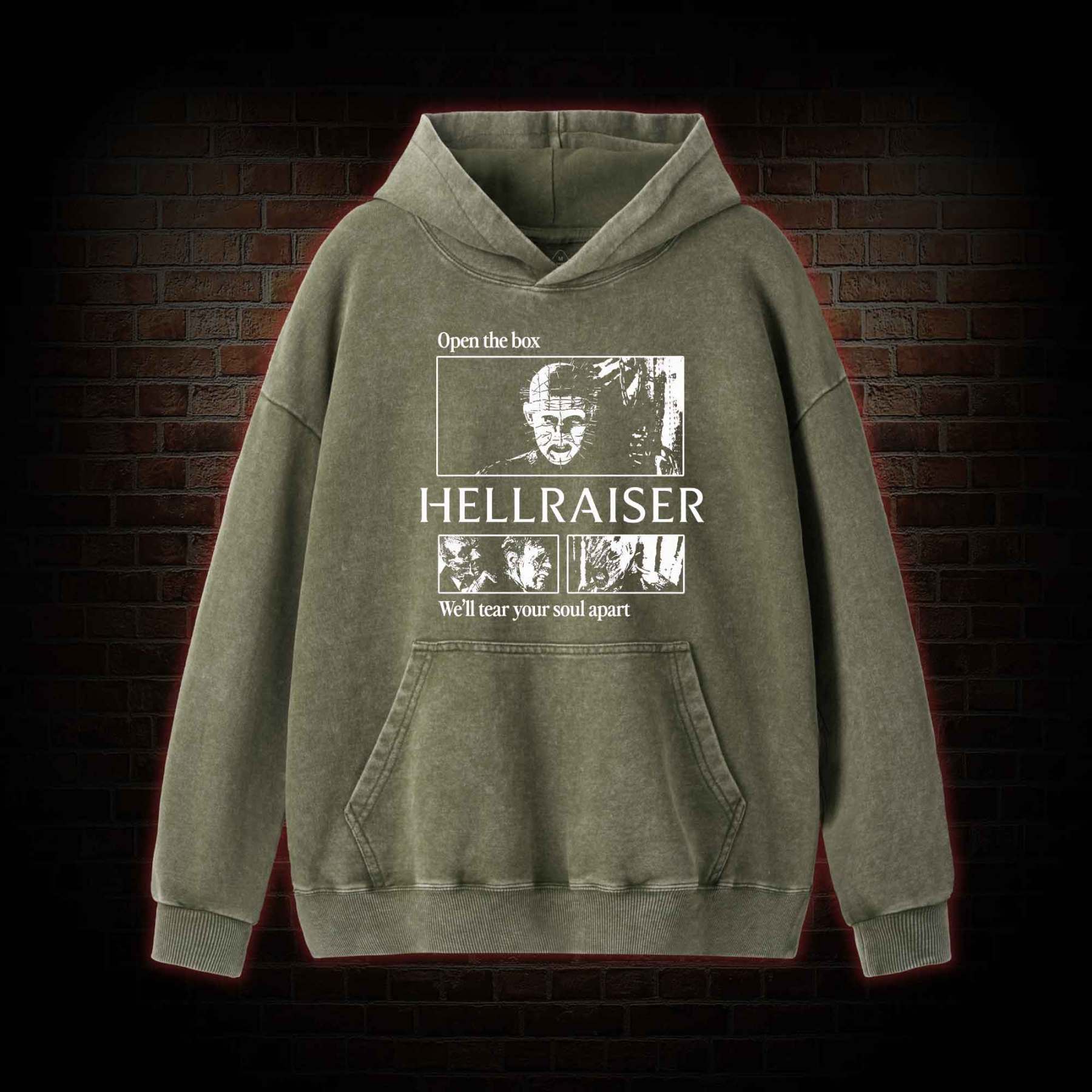 We'll Tear Your Soul Apart Washed Hoodie