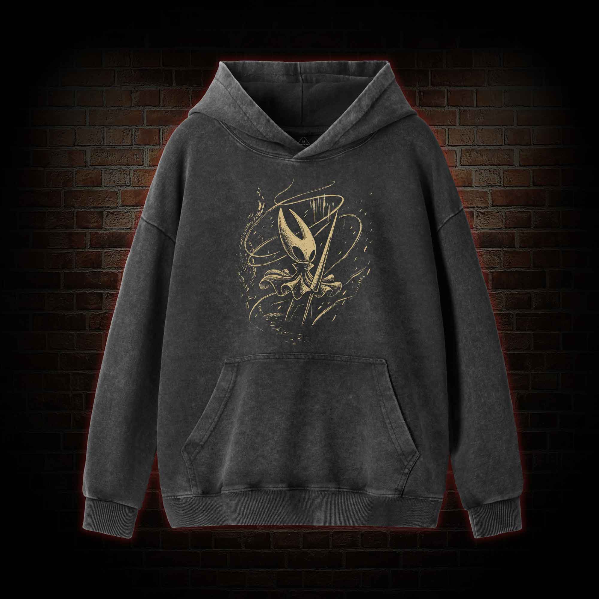 Too Weak Little Ghost... Washed Hoodie