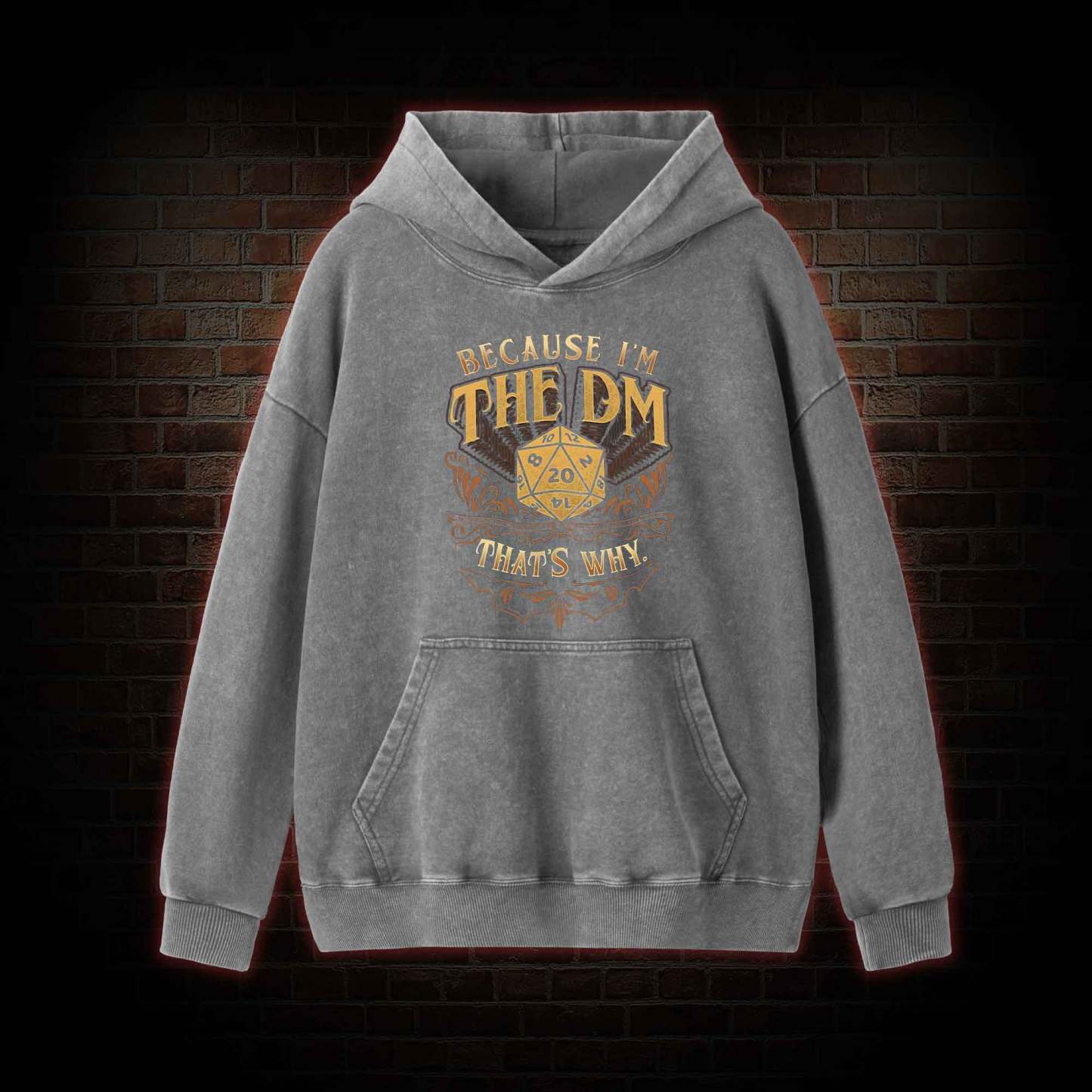 Because I'm The DM Washed Hoodie