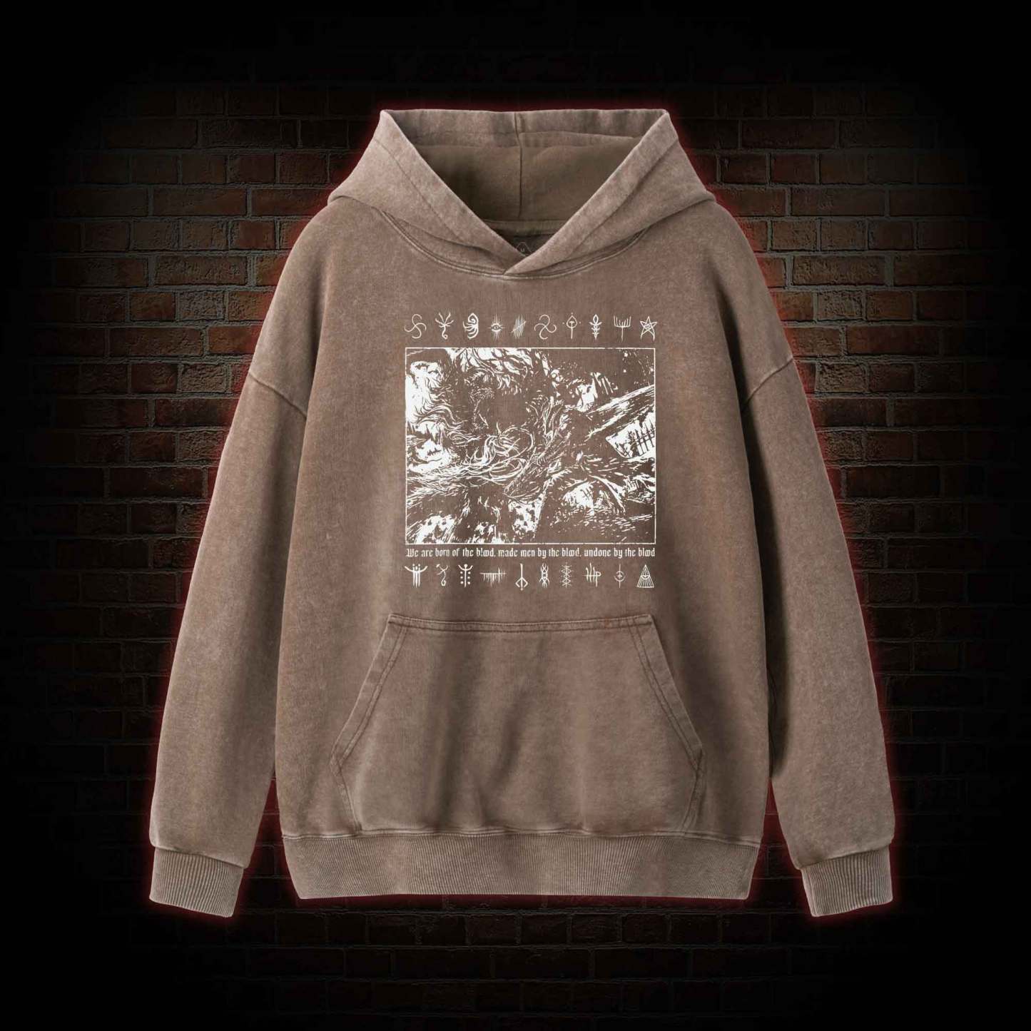 We are Born of the Blood Washed Hoodie