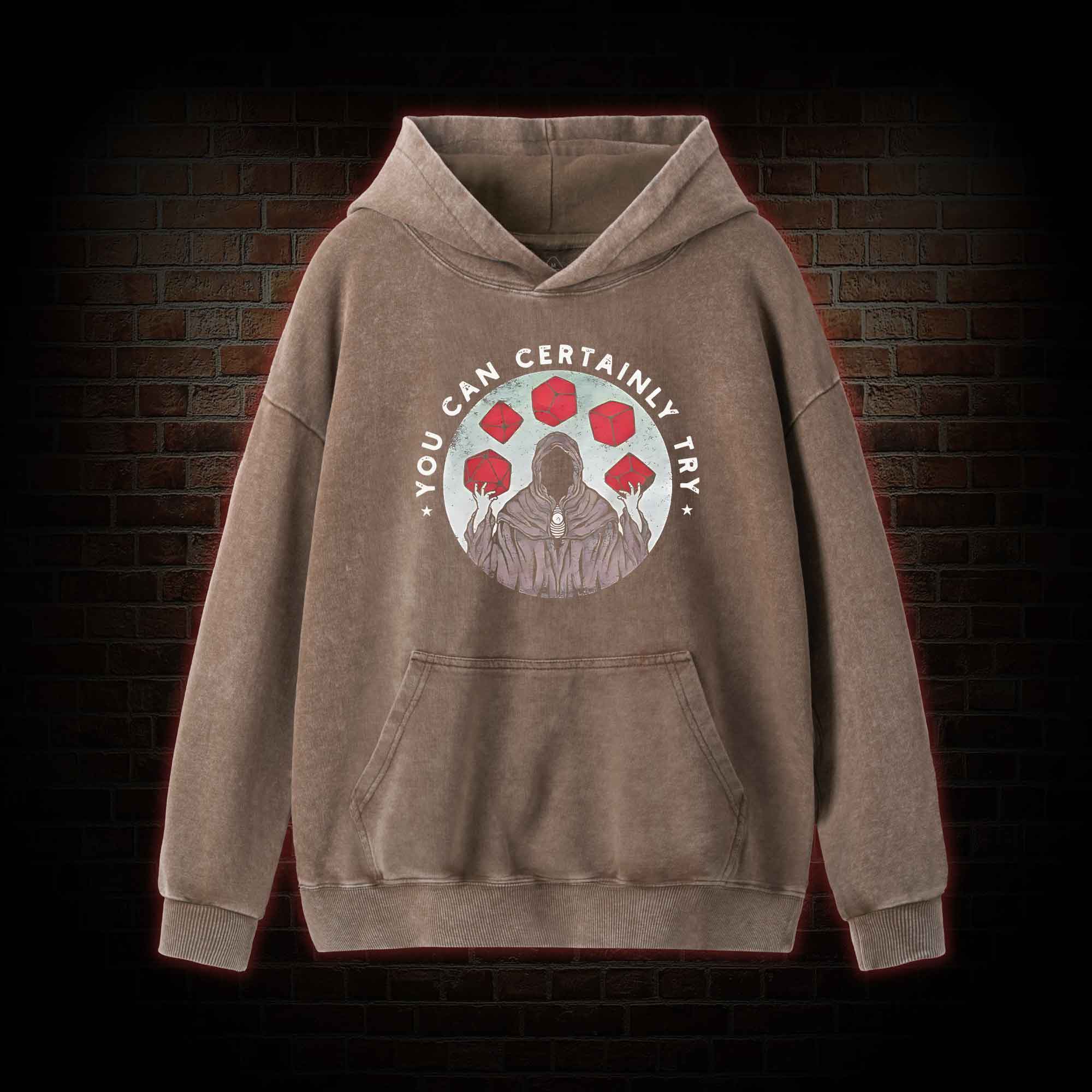 You Can Certainly Try Washed Hoodie