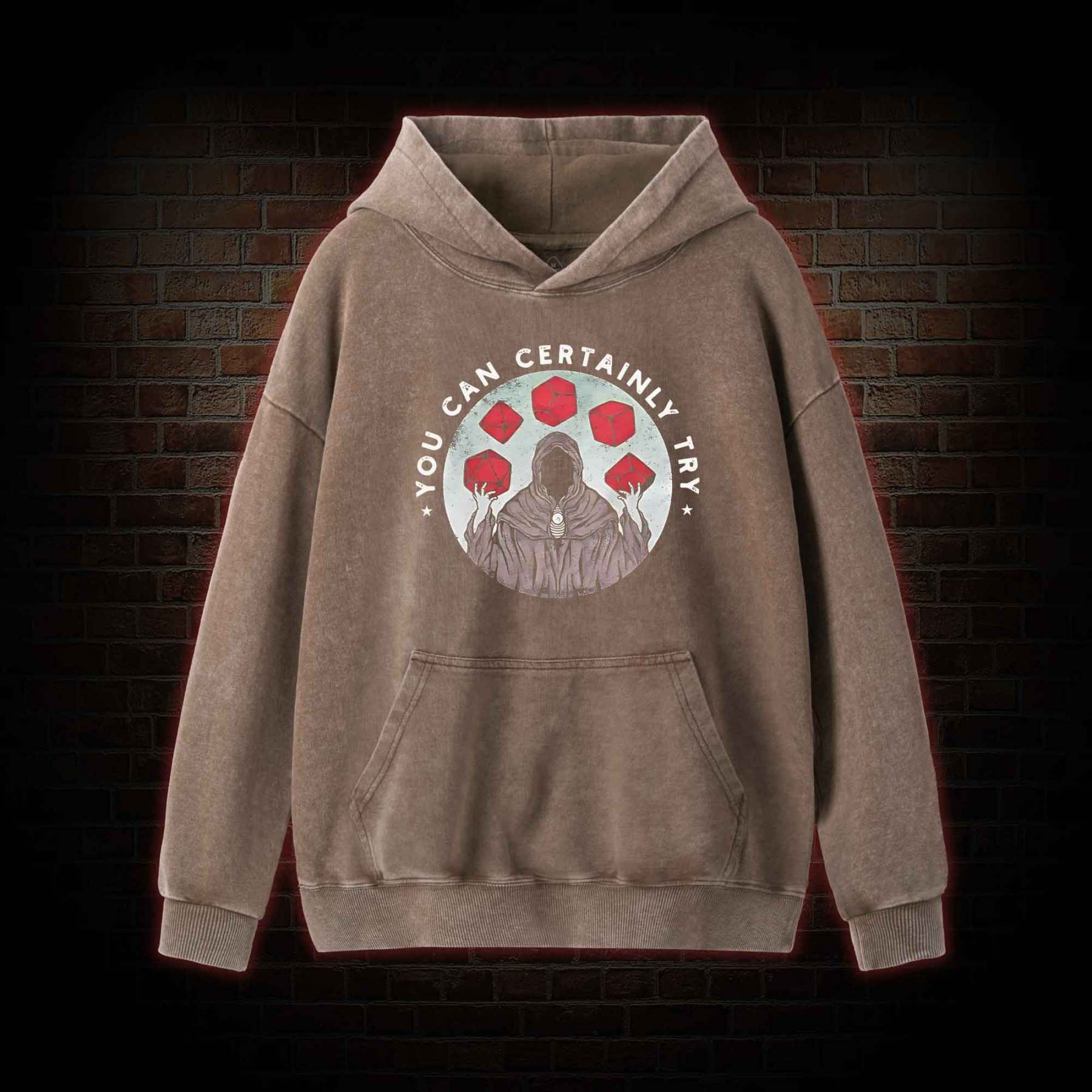 You Can Certainly Try Washed Hoodie