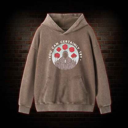 You Can Certainly Try Washed Hoodie