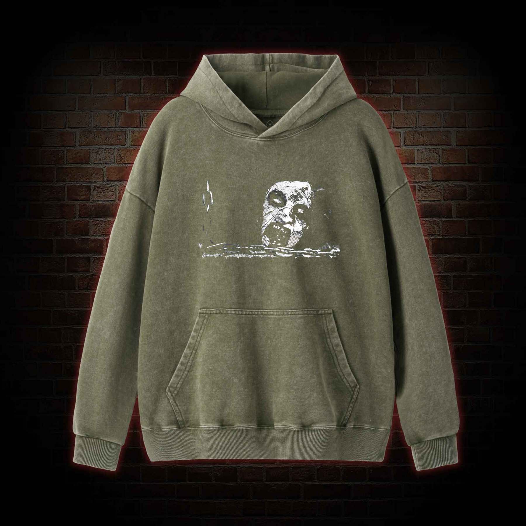 Demonic Spirits Washed Hoodie