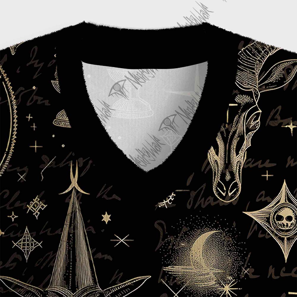 Baphomet Sweatershirt Vest