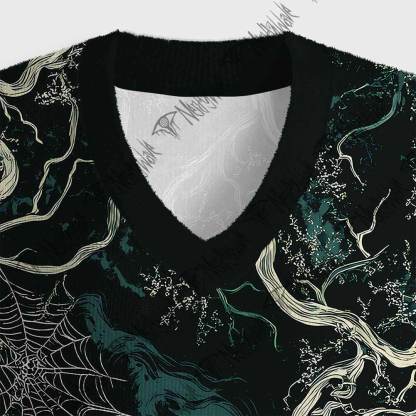 Mysterious Dark Forest Sweatershirt Vest