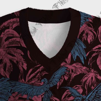 Crows Fly among the Palm Trees Sweatershirt Vest