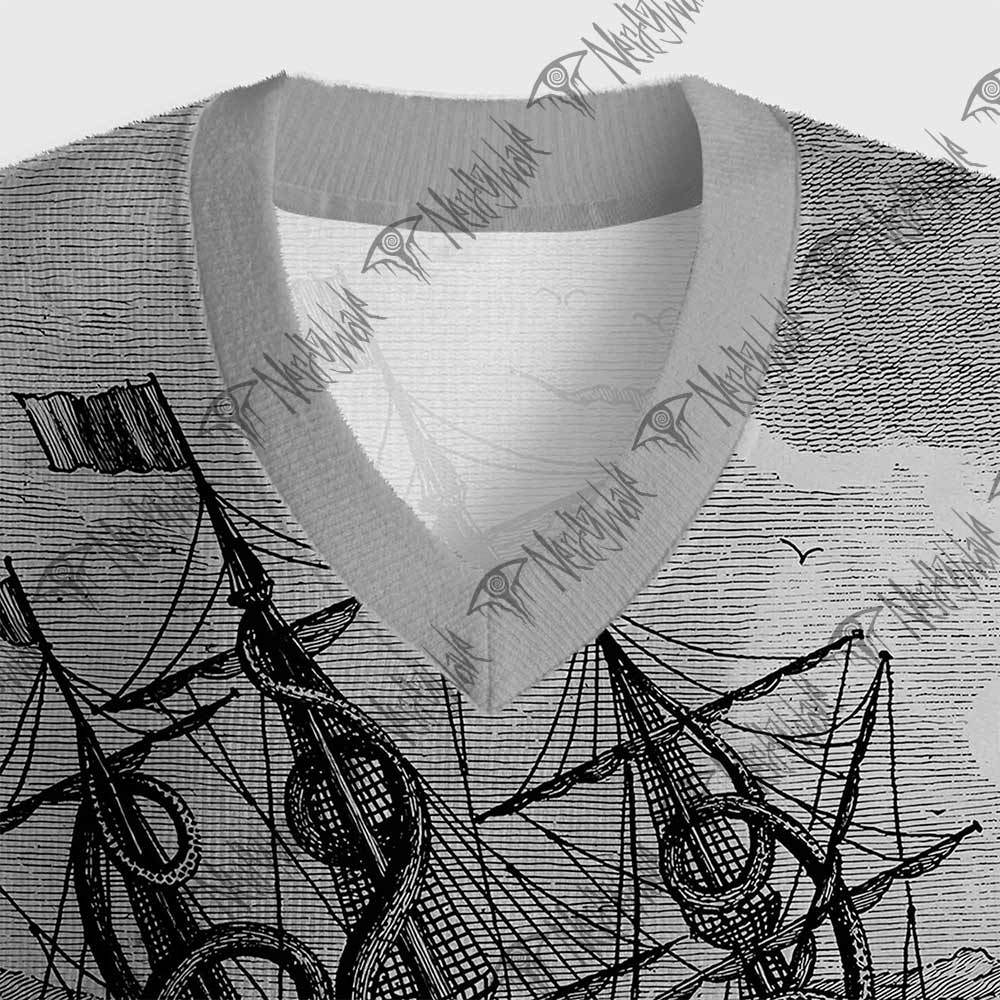 Giant Octopus Sweatershirt Vest