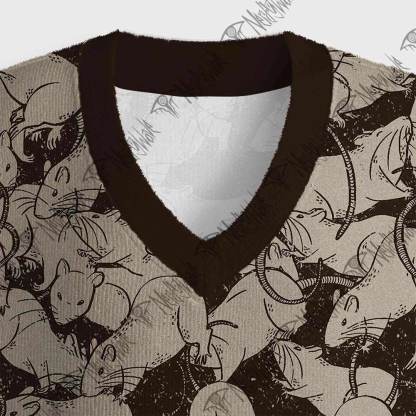 Black Death Sweatershirt Vest