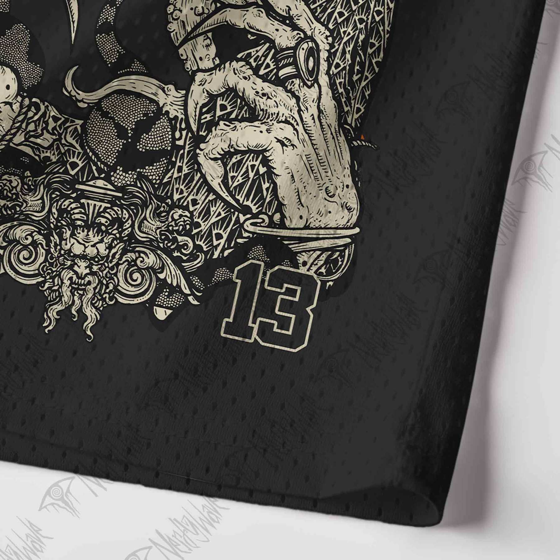 Memento Mori Horror Mesh Jersey Tank Top