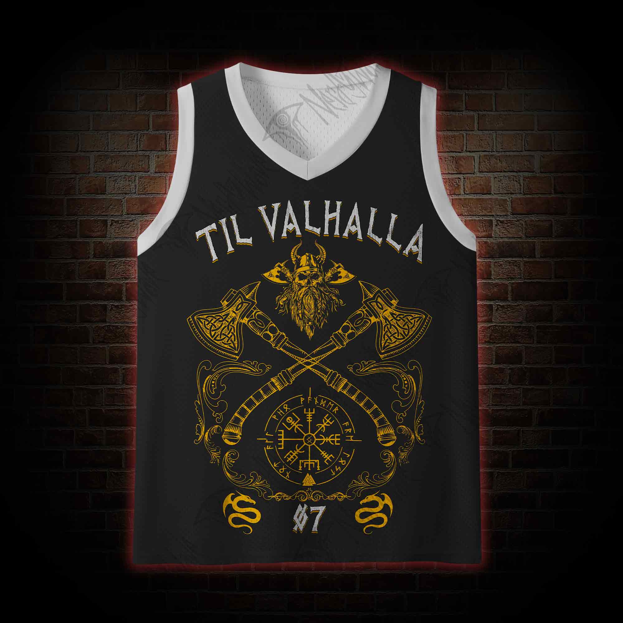 Til Valhalla Mesh Jersey Tank Top