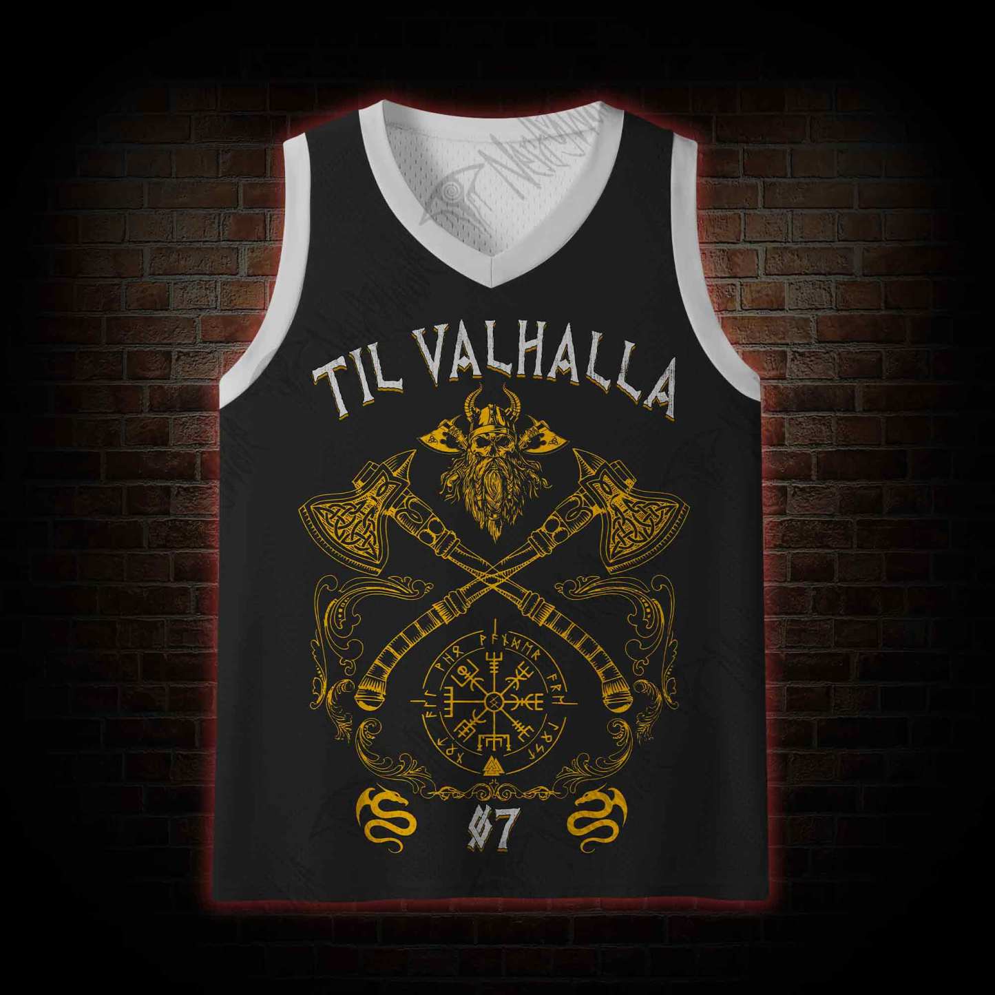 Til Valhalla Mesh Jersey Tank Top