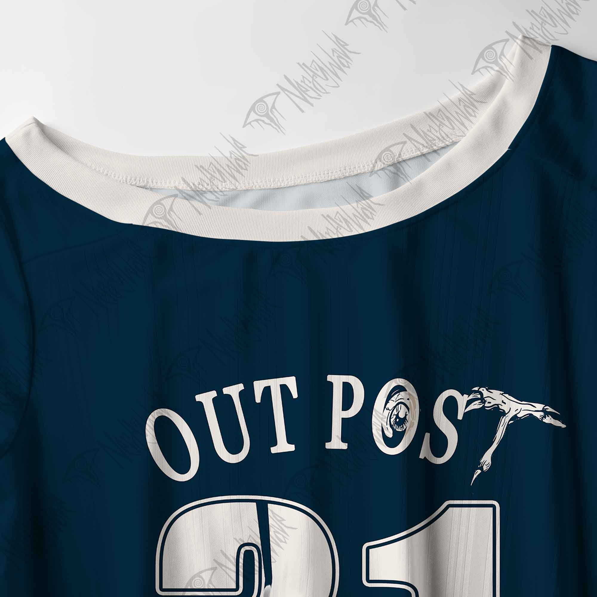 Retro The Thing Off Shoulder Jersey