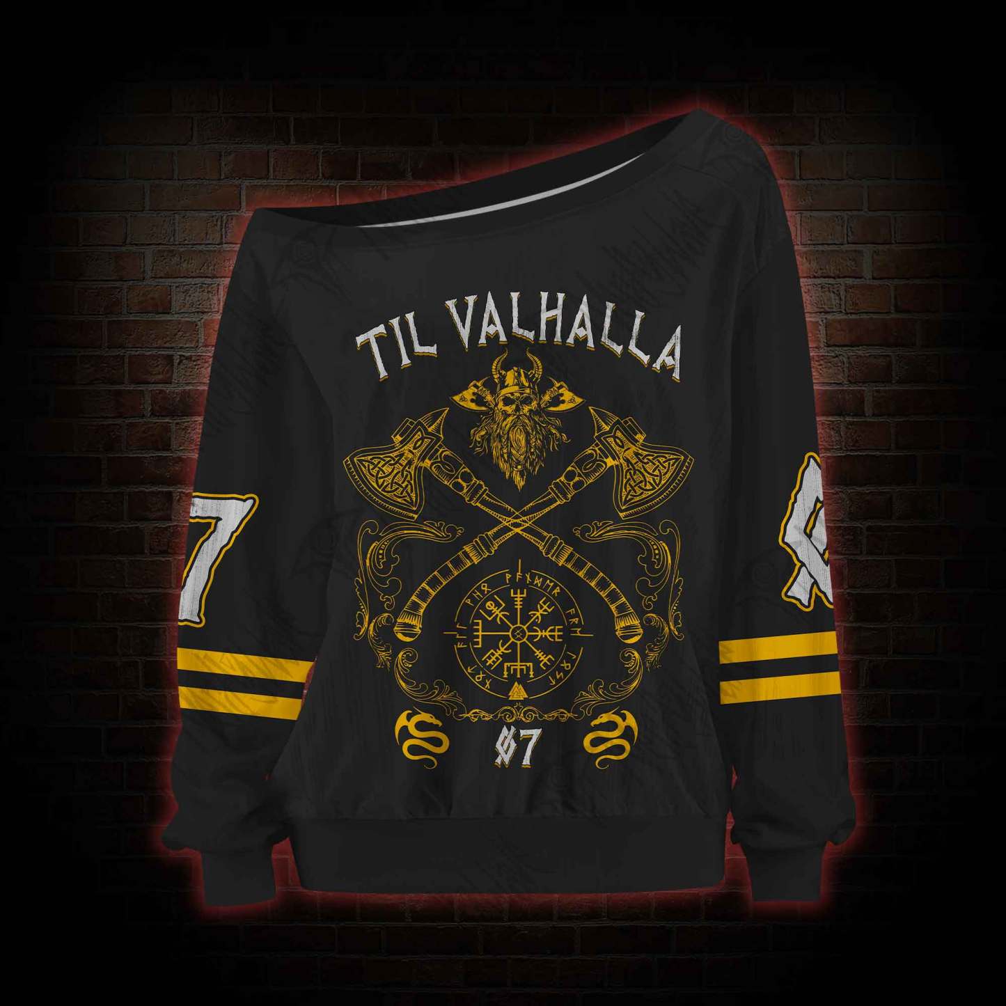 Til Valhalla Off Shoulder Jersey