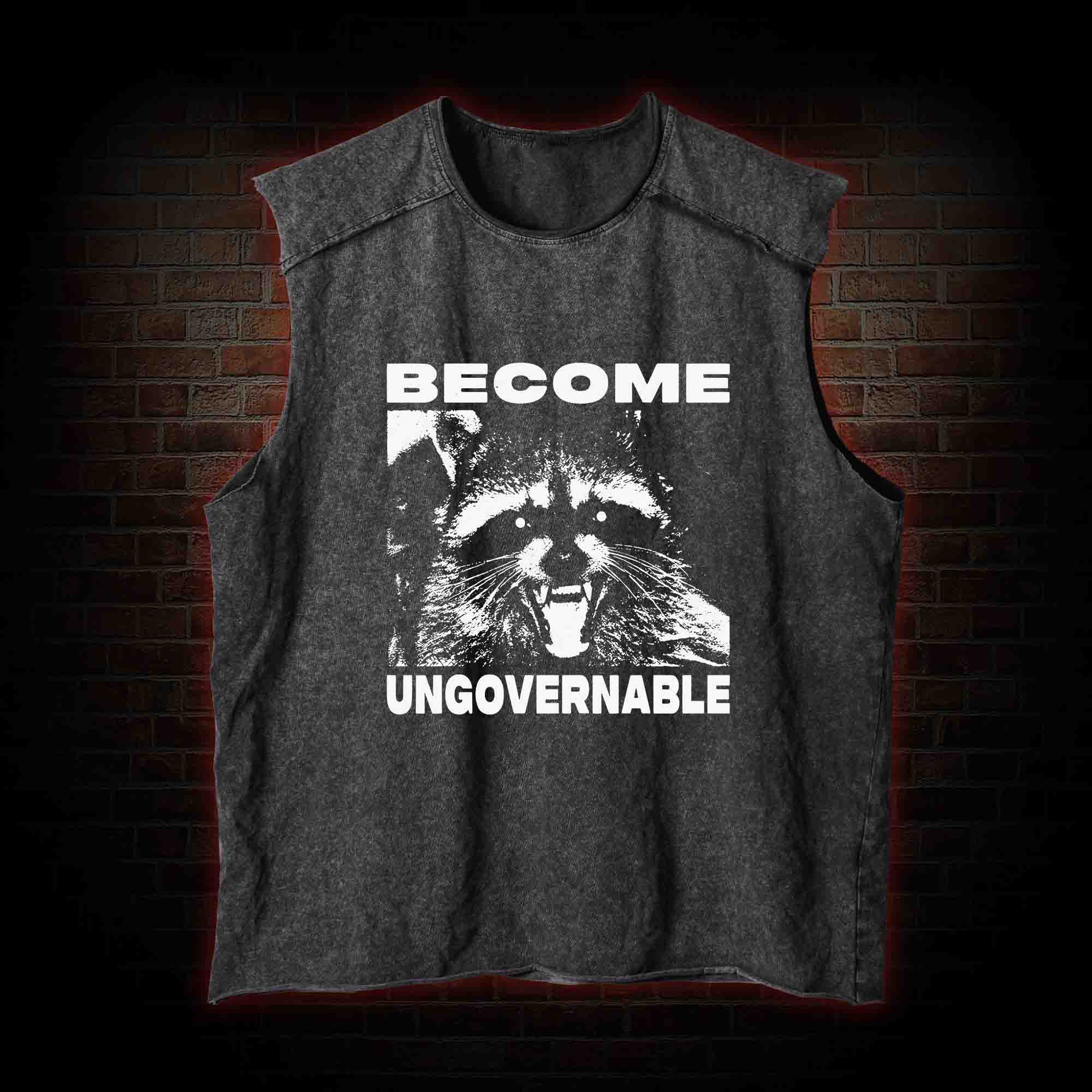 Become Ungovernable Vintage Washed Tank Top