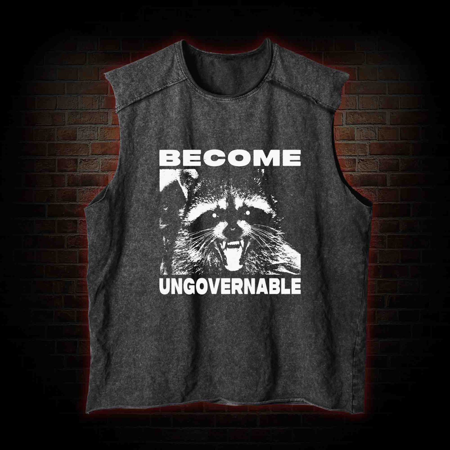 Become Ungovernable Vintage Washed Tank Top