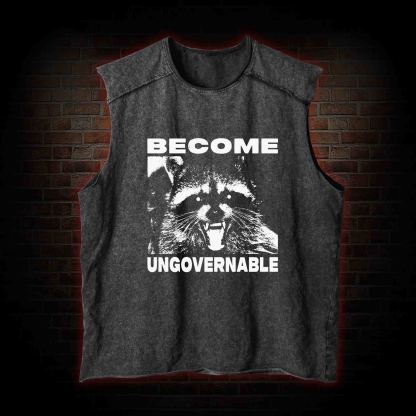 Become Ungovernable Vintage Washed Tank Top