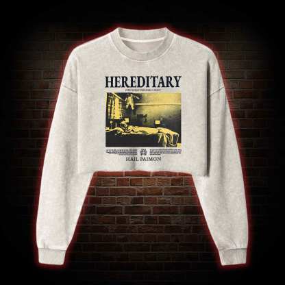 Every Family Tree Hides A Secret Washed Cropped Sweatshirts