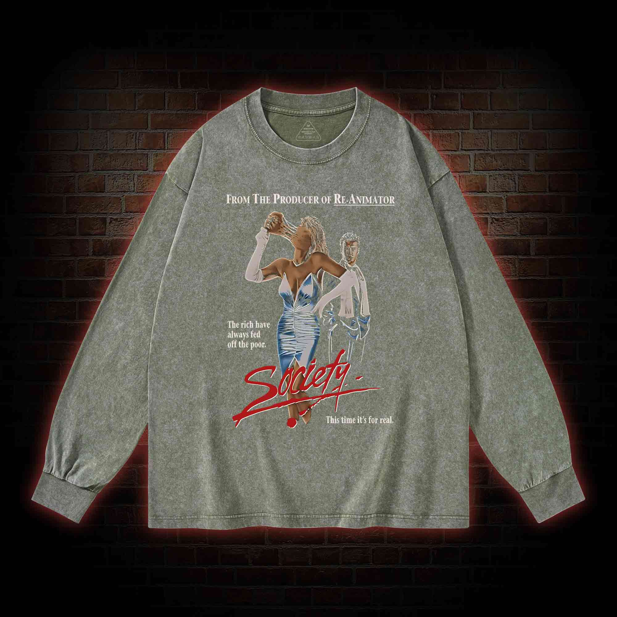 This Time it's for Real Washed Long-Sleeve T-shirt