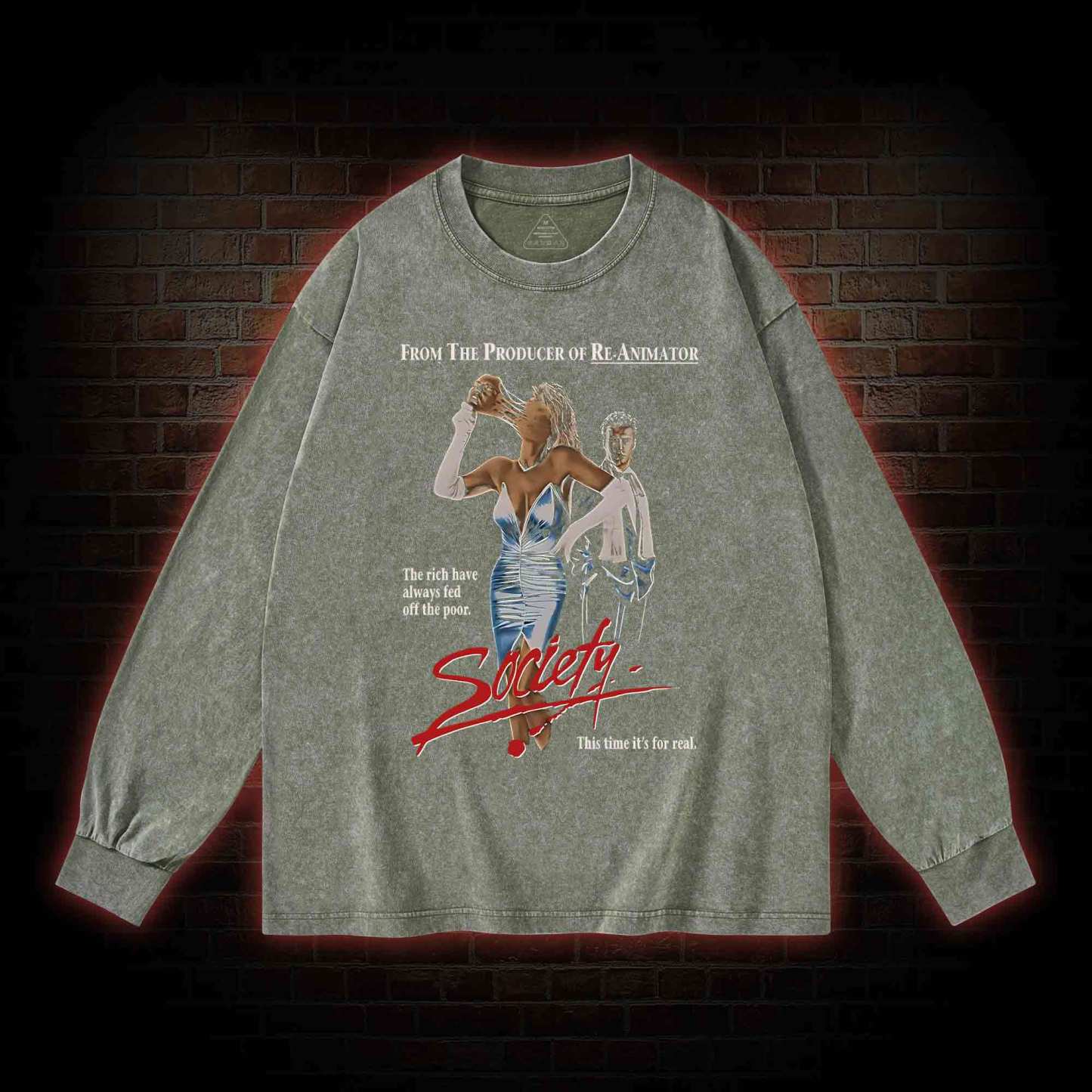 This Time it's for Real Washed Long-Sleeve T-shirt