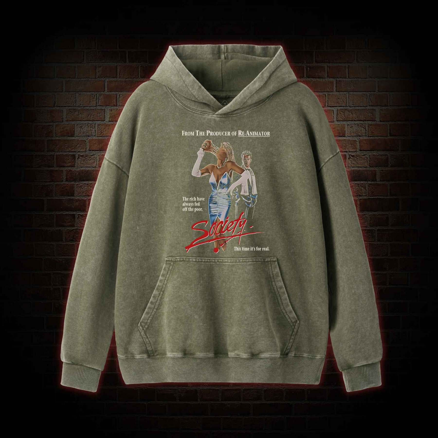 This Time it's for Real Washed Hoodie