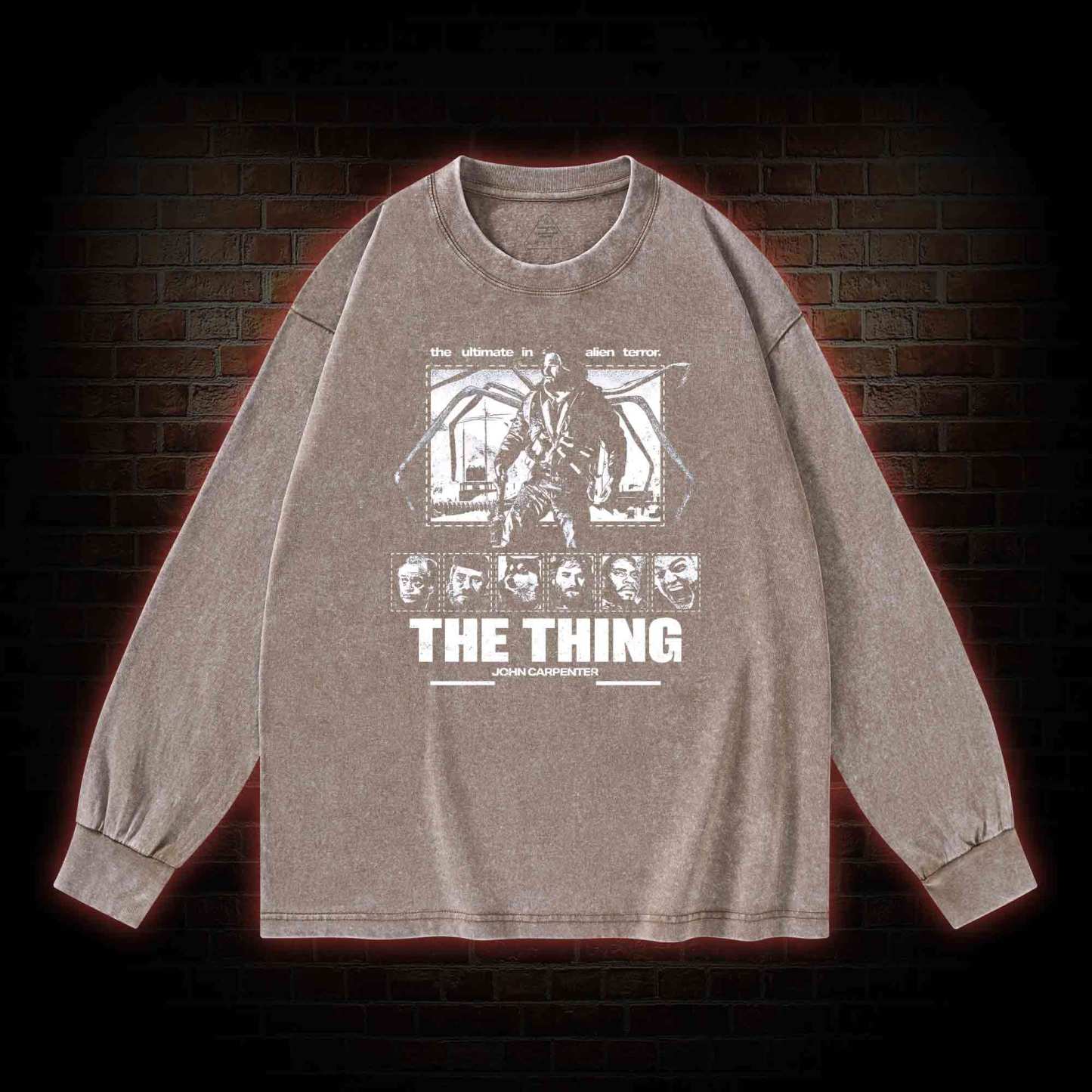 The Ultimate in Alien Terror Washed Long-Sleeve T-shirt