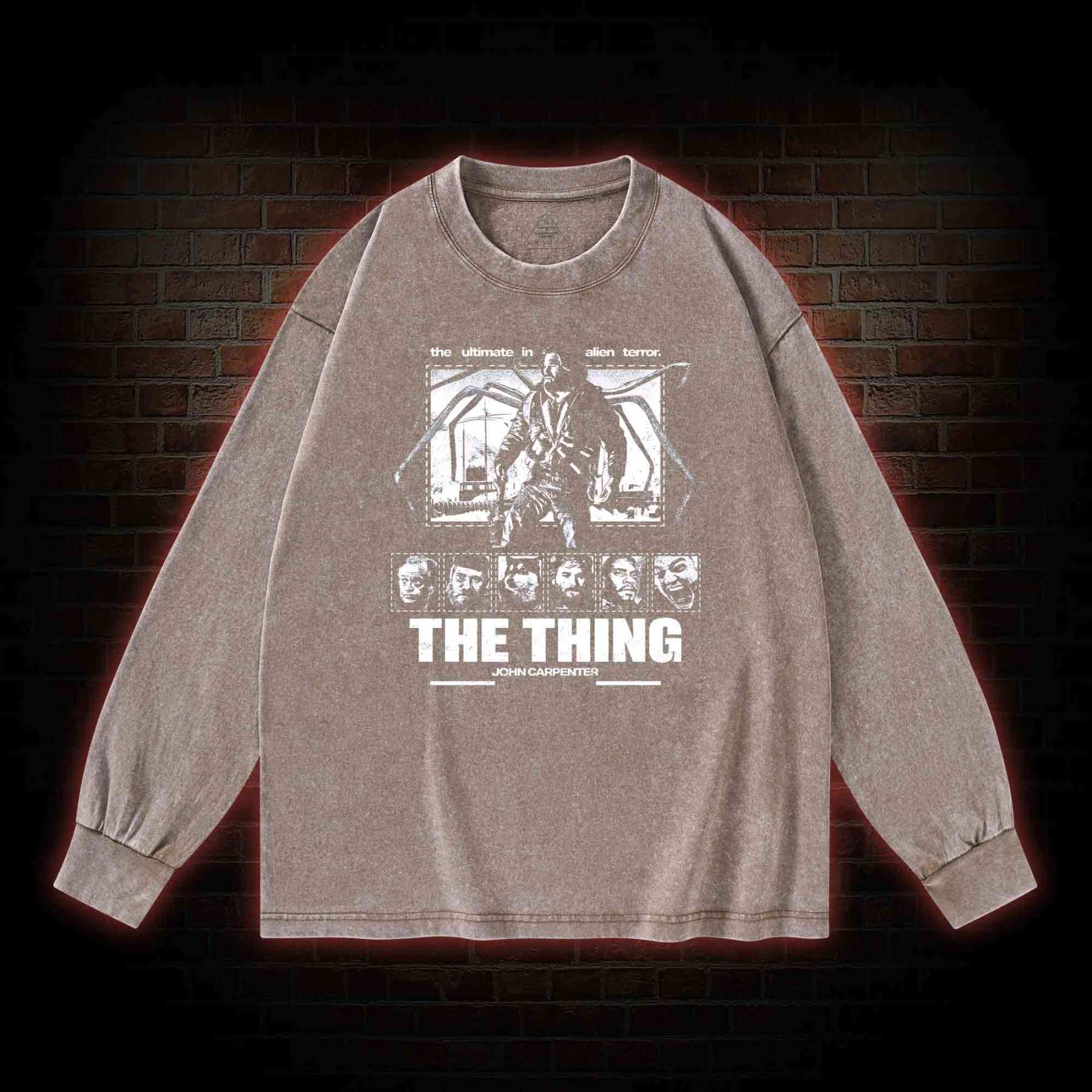 The Ultimate in Alien Terror Washed Long-Sleeve T-shirt