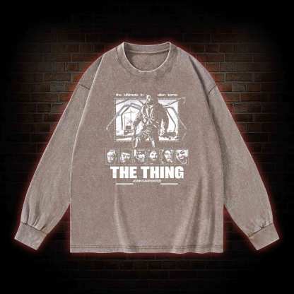 The Ultimate in Alien Terror Washed Long-Sleeve T-shirt