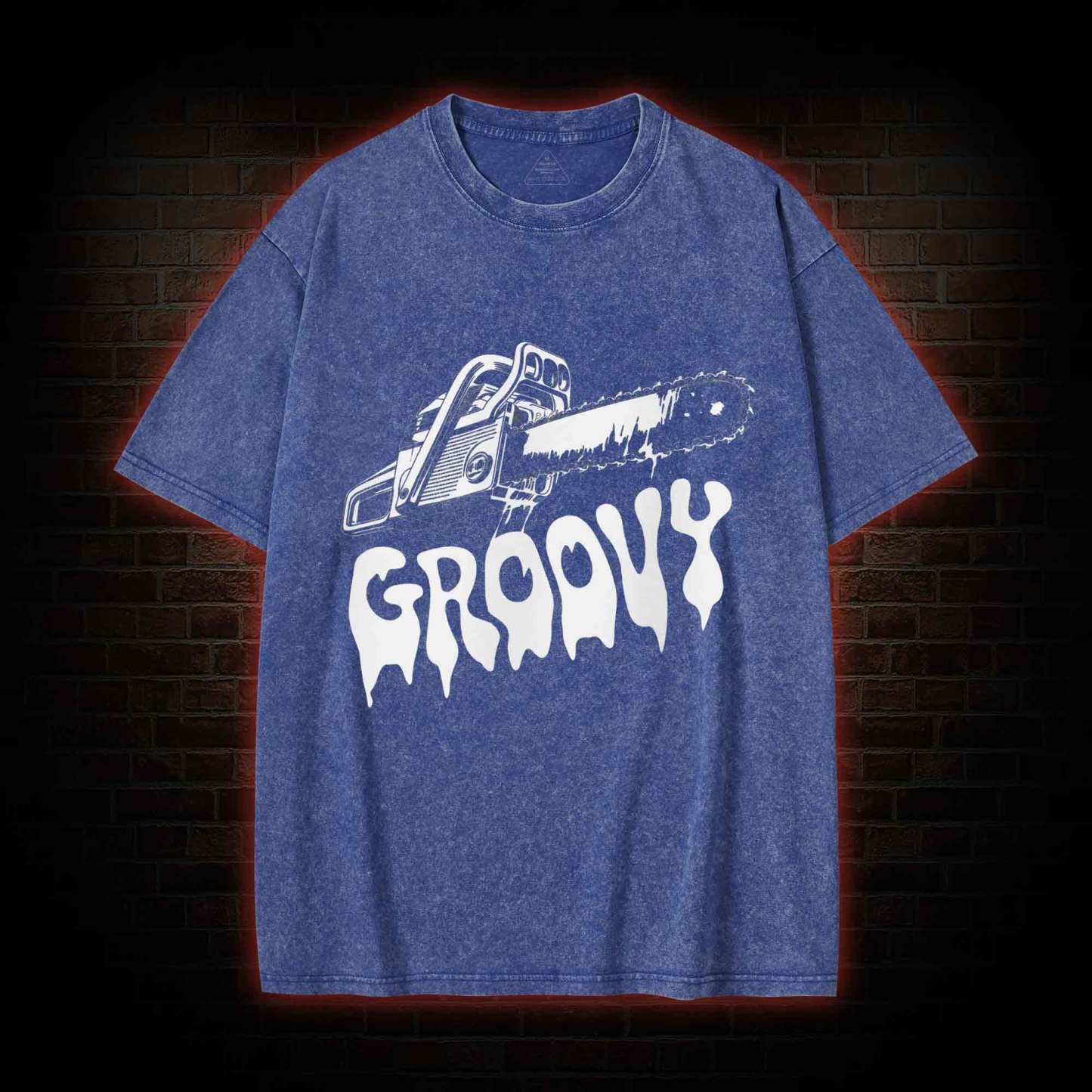 Groovy Chainsaw Washed T-shirt