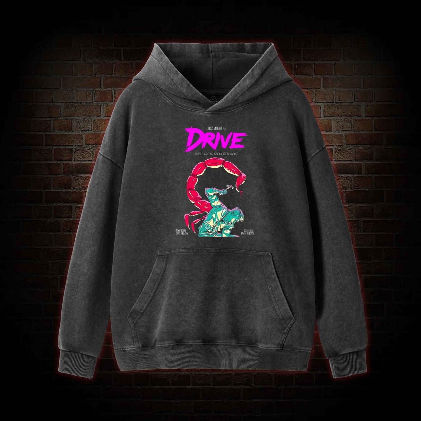 There are No Clean Getaways Washed Hoodie