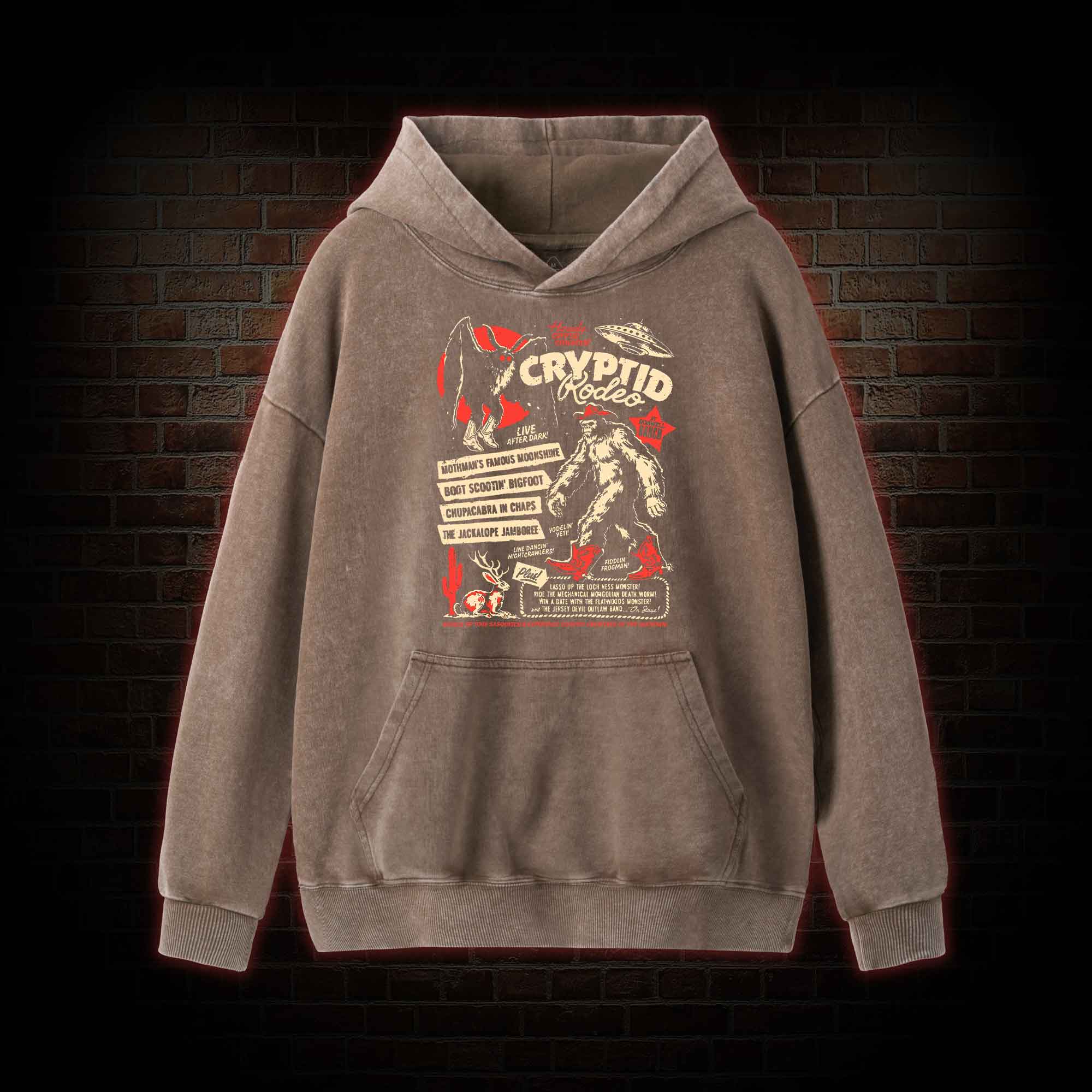 Cryptid Rodeo Washed Hoodie