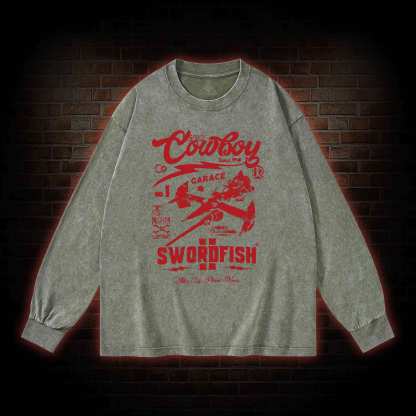 Whatever Happens Anime Washed Long-Sleeve T-shirt