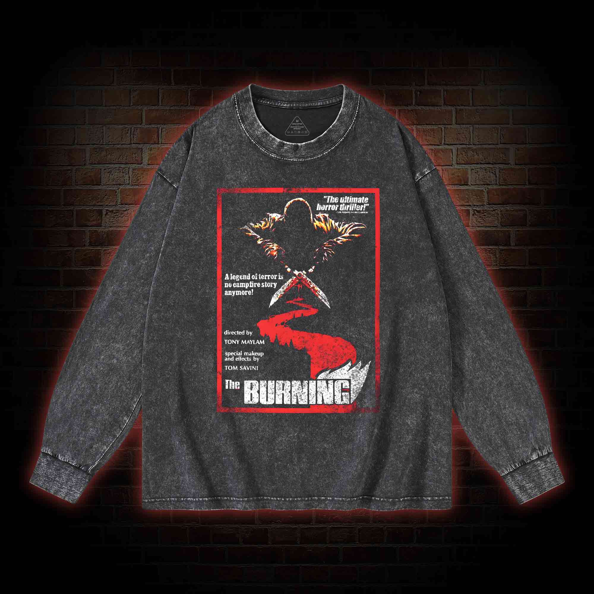 The Ultimate Horror Thriller Washed Long-Sleeve T-shirt
