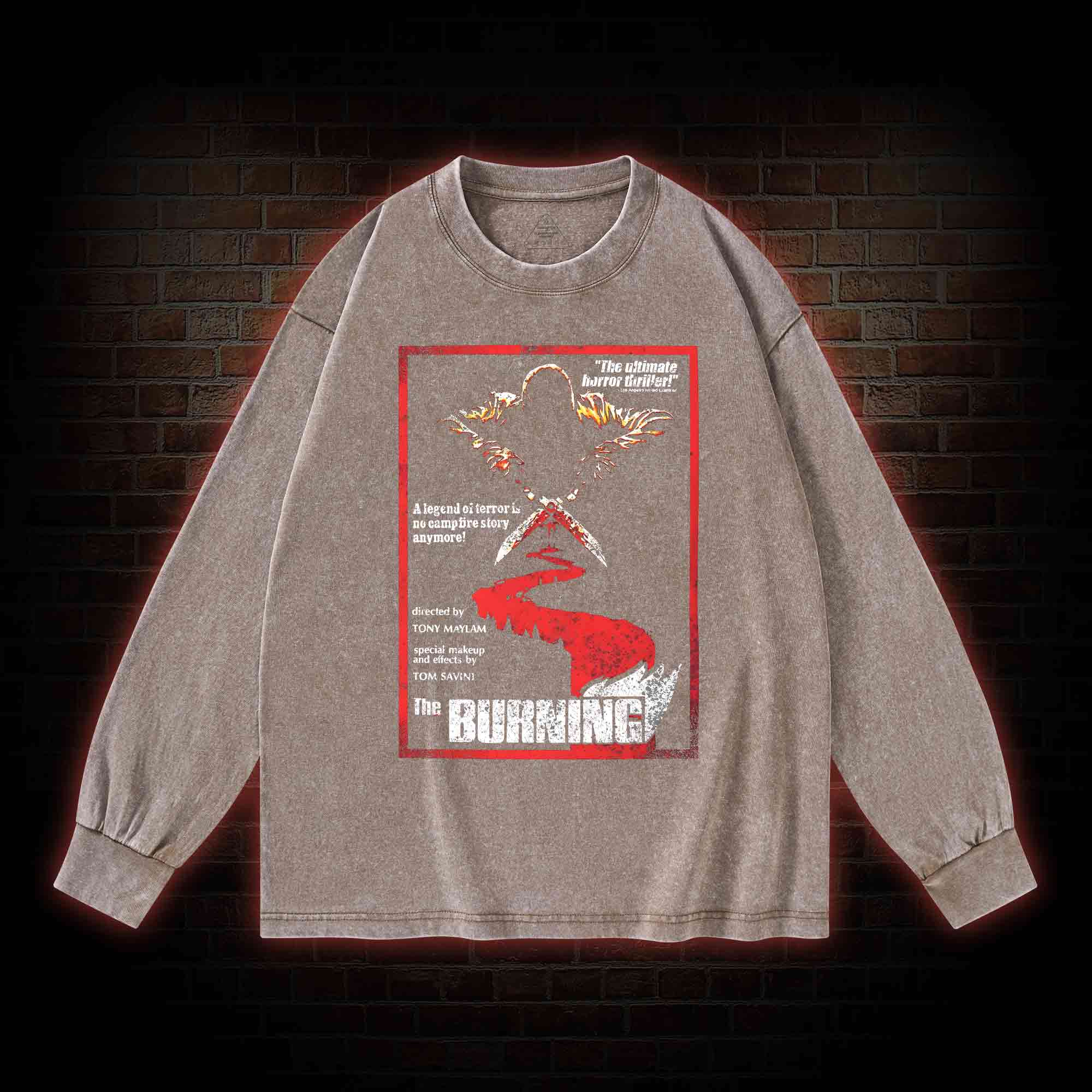 The Ultimate Horror Thriller Washed Long-Sleeve T-shirt