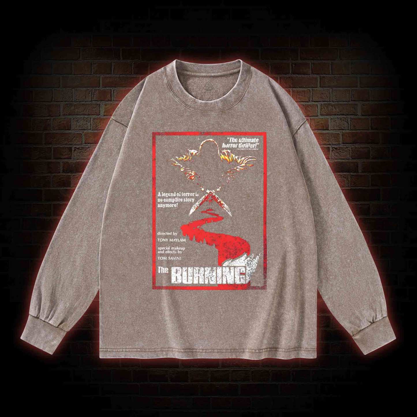 The Ultimate Horror Thriller Washed Long-Sleeve T-shirt