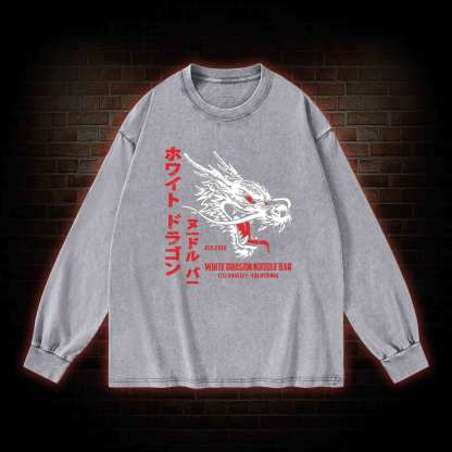 The Noodle Bar Washed Long-Sleeve T-shirt