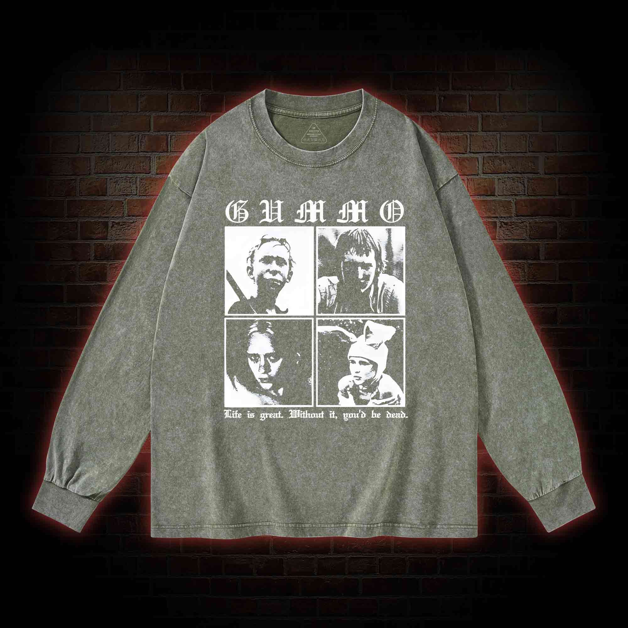 Life is Great Washed Long-Sleeve T-shirt